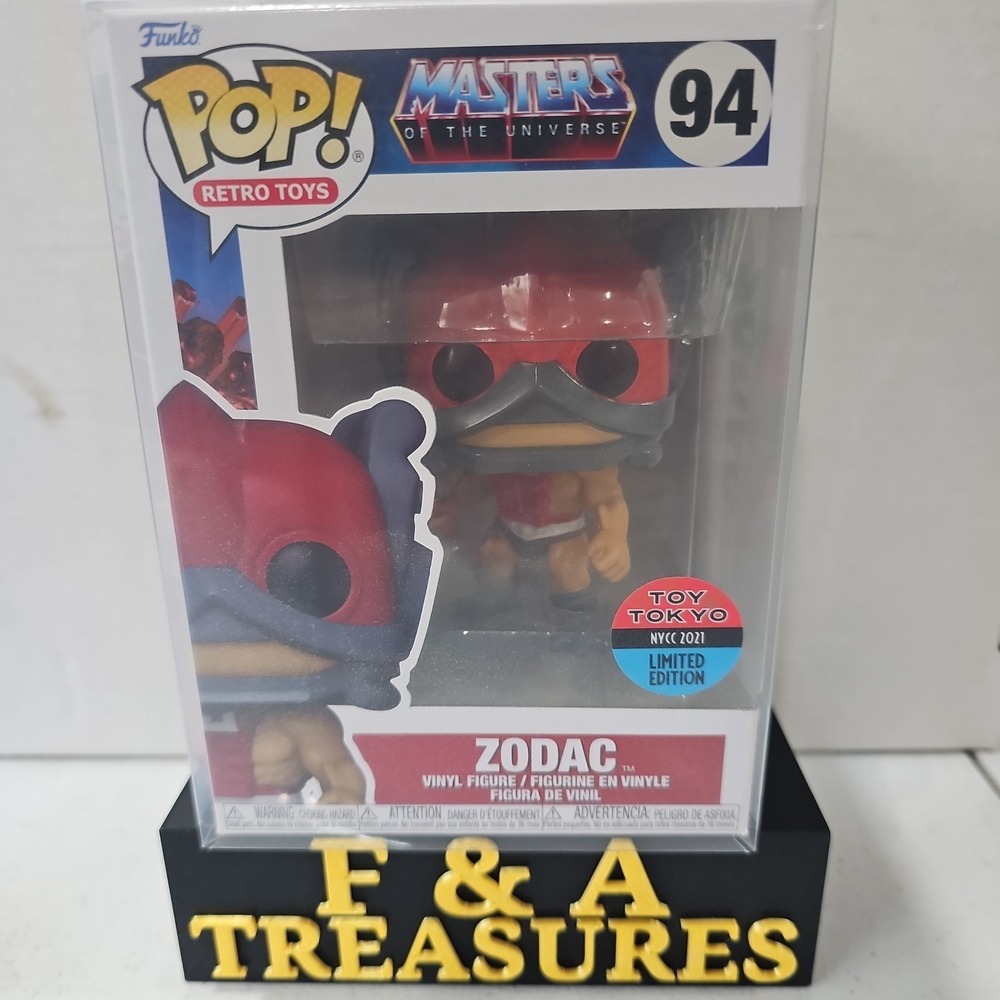 Funko Pop! Retro Toys Masters of the Universe Zodac Toy Tokyo NYCC #94 W/Protect